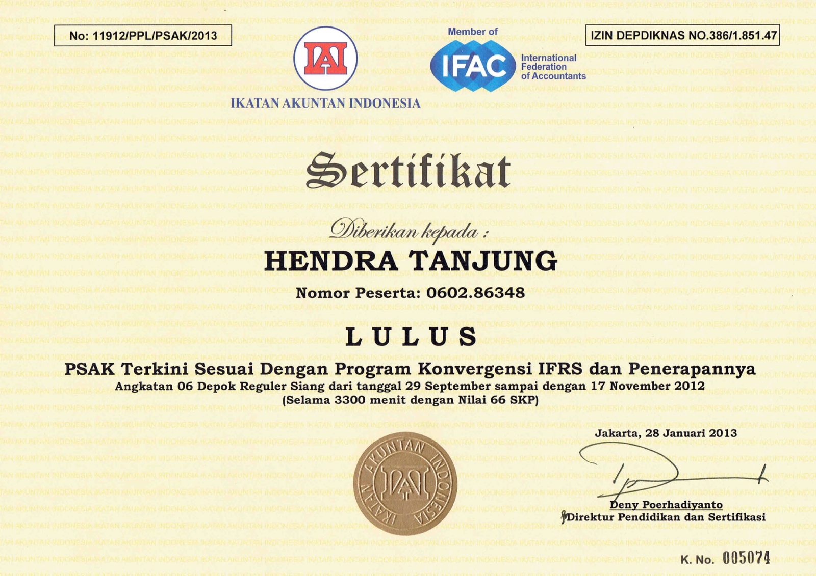 2012 PSAK
